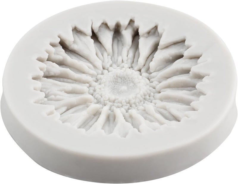 TAOXIBEI Chrysanthemum Flower Polymer Clay Molds Flower Silicone Mold for DIY Crafts Epoxy Resin Casting Air Dry Polymer Clay Plaster Jewelry Making - Image 3